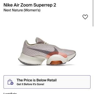 Nike Air Zoom Superrep 2 Womans 9.5